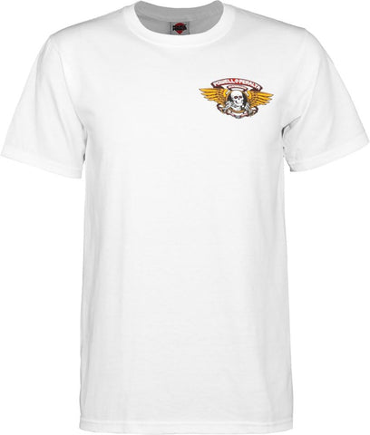 Powell Peralta Winged Ripper Tee White