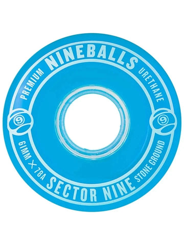 Sector 9 Nine Ball Wheels Blue 78A 64