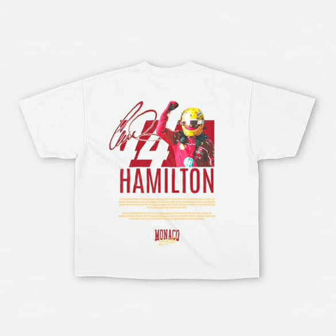 Monaco Club White Lewis Hamilton Racing Tee
