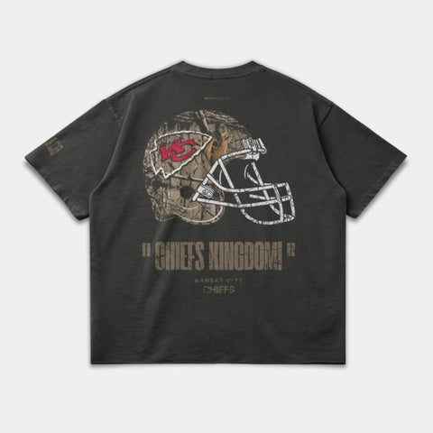 Monaco Club Dark Grey Chiefs Realtree Football Tee