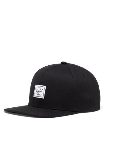 Herschel Whaler 6 Panel Black Cap