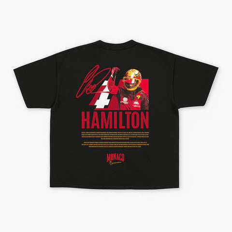 Monaco club Black Lewis Hamilton Racing Tee