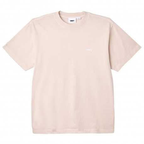 Obey Lowercase Pigment Tee SS Clay