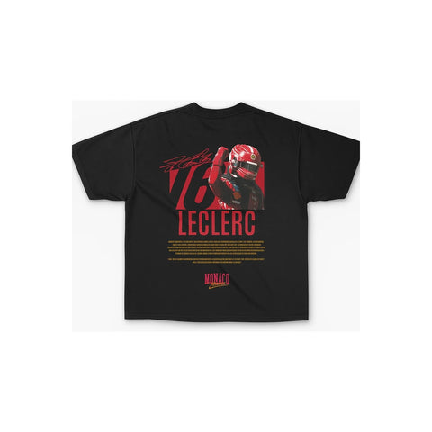 Monaco Club Black Charle Leclerc Racing Tee