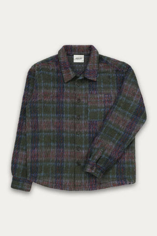 Kuwalla Faux Mohair Shirt/Green
