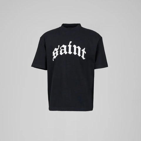 Tourn Saint Black White Embroidery T-Shirt