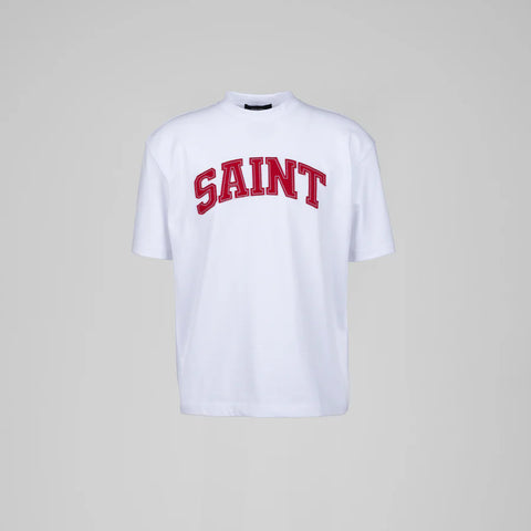 Tourn Saint White Red Patch T-Shirt