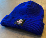 Brother Merle Betty Knit Ripped Beanie Blue