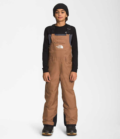 The North Face Kids Free Insulated Bib Toasted Brown