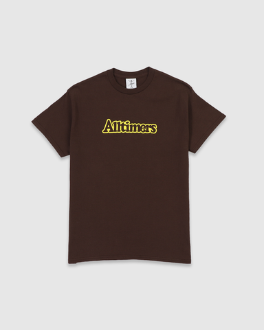 Alltimers Broadway Puffy T-Shirt Brown